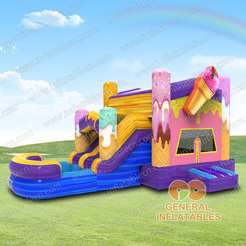 Ice cream water slide
